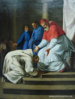 San Bruno a los pies del Papa Urbano II San Bruno a los pies del Papa Urbano II