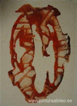 Abstracción naranja Abstracción naranja