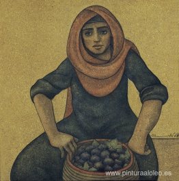 Mujer vendiendo higos Mujer vendiendo higos