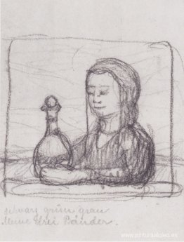 retrato de una mujer con cántaro retrato de una mujer con cántaro
