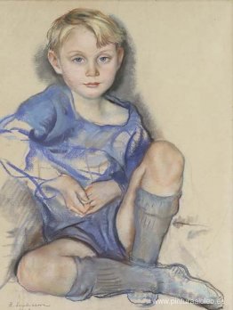 Retrato de Dick Hunter, hijo de Ekaterina Cavos Hunter Retrato de Dick Hunter, hijo de Ekaterina Cavos Hunter