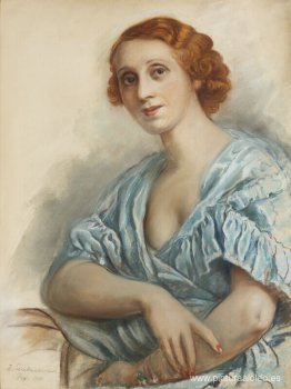Retrato de la hermana del artista. Retrato de la hermana del artista.