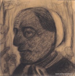 Retrato de una mujer campesina con capucha. Retrato de una mujer campesina con capucha.