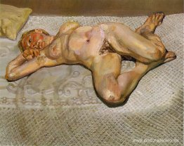 Chica rubia en una cama Chica rubia en una cama