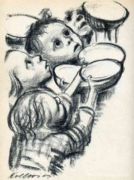¡Los niños alemanes mueren de hambre! ¡Los niños alemanes mueren de hambre!