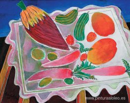 Bodegón con frutas y verduras Bodegón con frutas y verduras