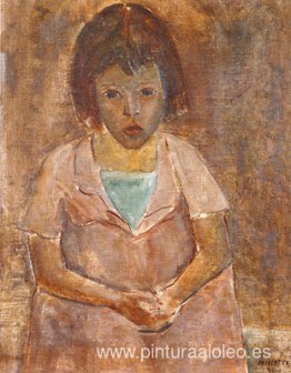 Niña triste y enferma Niña triste y enferma