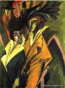dos mujeres en la calle dos mujeres en la calle