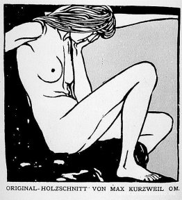 Desnuda sentada mirando hacia la derecha y meditando. Desnuda sentada mirando hacia la derecha y meditando.