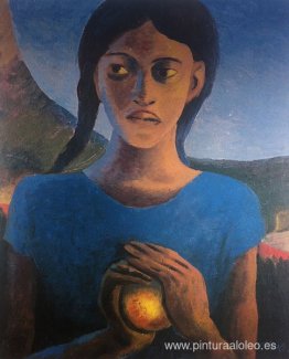 NIÑA CON NARANJA NIÑA CON NARANJA