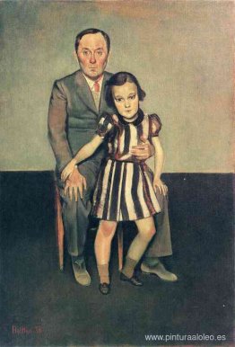 Joan Miró y su hija Dolores Joan Miró y su hija Dolores