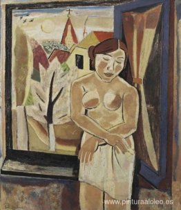 Desnuda junto a una ventana Desnuda junto a una ventana