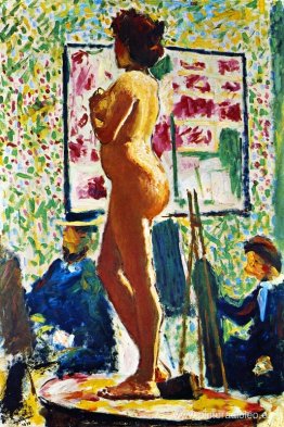 Clase de vida en la École des Beaux-Arts (Desnudo fauvista) Clase de vida en la École des Beaux-Arts (Desnudo fauvista)