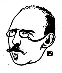 Retrato del escritor belga George Eekhoud Retrato del escritor belga George Eekhoud