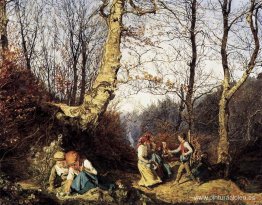 Principios de primavera en Wienerwald Principios de primavera en Wienerwald