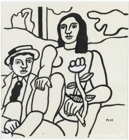 Estudio para los dos amantes Estudio para los dos amantes