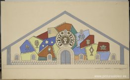 Maqueta para el mosaico de la Iglesia de Nuestra Señora de Todas Maqueta para el mosaico de la Iglesia de Nuestra Señora de Todas