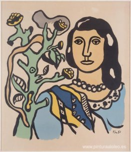 la mujer y la flor la mujer y la flor
