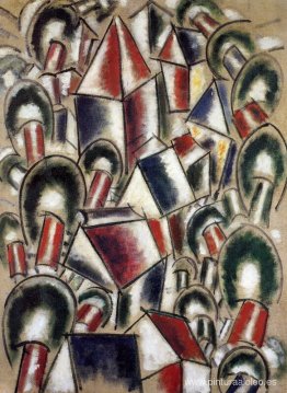 Casas en el paisaje de los árboles n°3 Casas en el paisaje de los árboles n°3