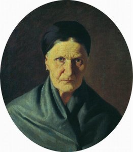 Retrato de la madre del artista. Retrato de la madre del artista.