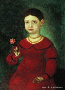 Retrato de una niña Evdokia Kuznetsova Retrato de una niña Evdokia Kuznetsova