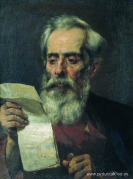 El anciano leyendo una carta. El anciano leyendo una carta.