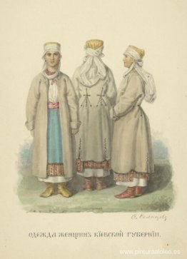 Ropa mujer de la provincia de Kiev Ropa mujer de la provincia de Kiev