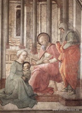 Nacimiento y Nombramiento de San Juan (detalle) Nacimiento y Nombramiento de San Juan (detalle)