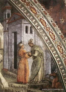 El nacimiento y la infancia de San Esteban (detalle) El nacimiento y la infancia de San Esteban (detalle)