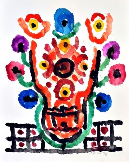 Jarrón con flores Jarrón con flores