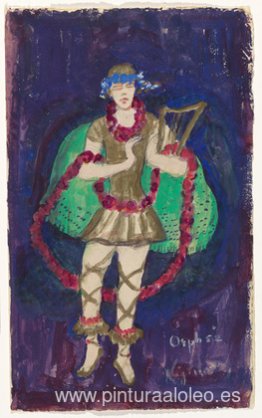 Diseño de vestuario (Nijinsky) para el ballet del artista "Orphé Diseño de vestuario (Nijinsky) para el ballet del artista "Orphé