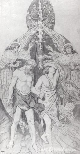 La expulsión del Edén La expulsión del Edén