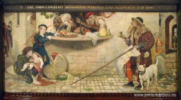 La proclamación sobre pesos y medidas, 1556, ilustración de 'La La proclamación sobre pesos y medidas, 1556, ilustración de 'La