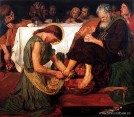Jesús lavando los pies de Pedro Jesús lavando los pies de Pedro