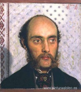 Retrato de William Michael Rossetti (1829-1919) de Lamplight Retrato de William Michael Rossetti (1829-1919) de Lamplight
