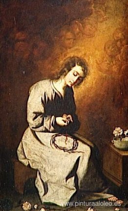 El Niño Jesús en la columna El Niño Jesús en la columna