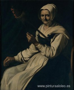 Anciana girando Anciana girando