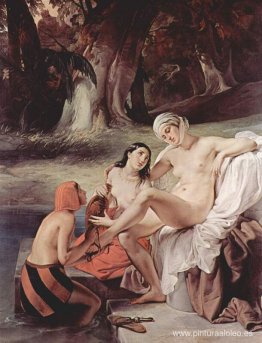 Bañando a Betsabé Bañando a Betsabé