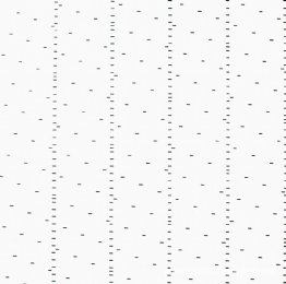 Cada 15 cm, cada 16 cm (trazo de un cm de largo) Cada 15 cm, cada 16 cm (trazo de un cm de largo)