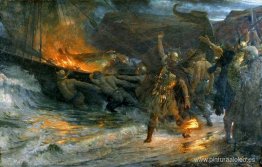 El funeral de un vikingo El funeral de un vikingo