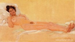 Acostada desnuda, Gabrielle Acostada desnuda, Gabrielle