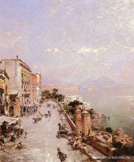 Una vista de Posilippo, Nápoles Una vista de Posilippo, Nápoles