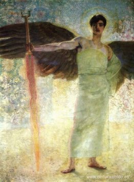 Ángel con la espada llameante Ángel con la espada llameante
