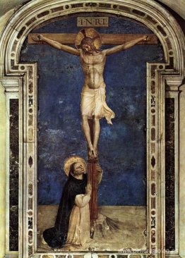 Santo Domingo adorando la crucifixión Santo Domingo adorando la crucifixión