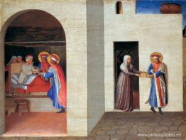 La curación de Paladia por San Cosme y San Damián La curación de Paladia por San Cosme y San Damián