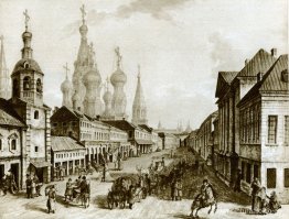 Vista de la calle Moskvoretskaya, Zaryadye, Moscú Vista de la calle Moskvoretskaya, Zaryadye, Moscú