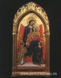 Gentile da Fabriano Virgen con el Niño, con los Santos. lorenzo Gentile da Fabriano Virgen con el Niño, con los Santos. lorenzo