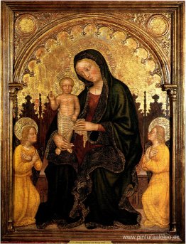 Virgen con el Niño y dos ángeles Gentile da Fabriano Virgen con el Niño y dos ángeles Gentile da Fabriano