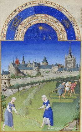 Fascimil de junio: Fabricación de heno Fascimil de junio: Fabricación de heno