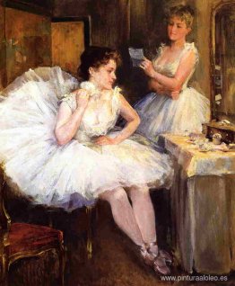 Los bailarines de ballet también conocidos como El camerino Los bailarines de ballet también conocidos como El camerino